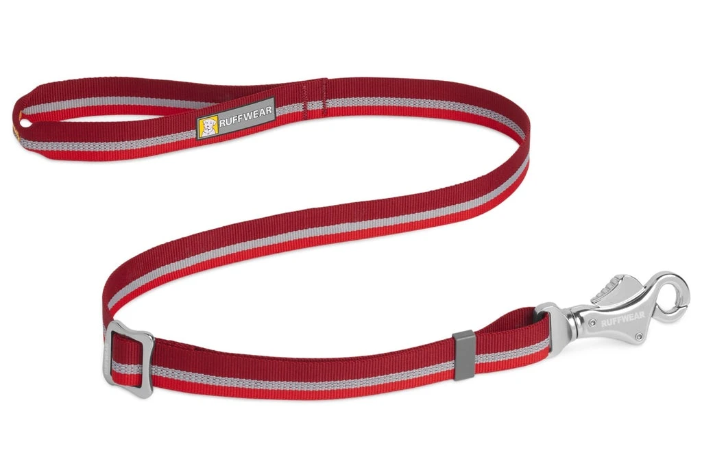 Ruffwear Patroller Leash Cindercone Red One Size 3 Ruffwear Patroller Leash Cindercone Red One Size
