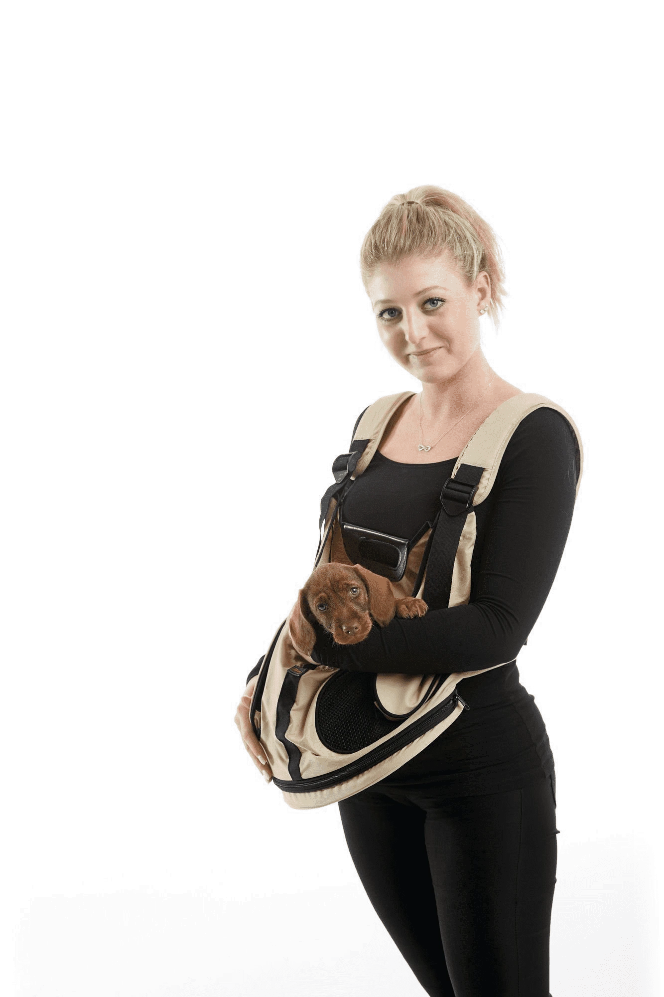 Hunter Tasche Outdoor - Kangaroo - Beige/schwarz, 20 X 35 X 30cm 6 Hunter Tasche Outdoor - Kangaroo - Beige/schwarz, 20 X 35 X 30cm – Bild 4