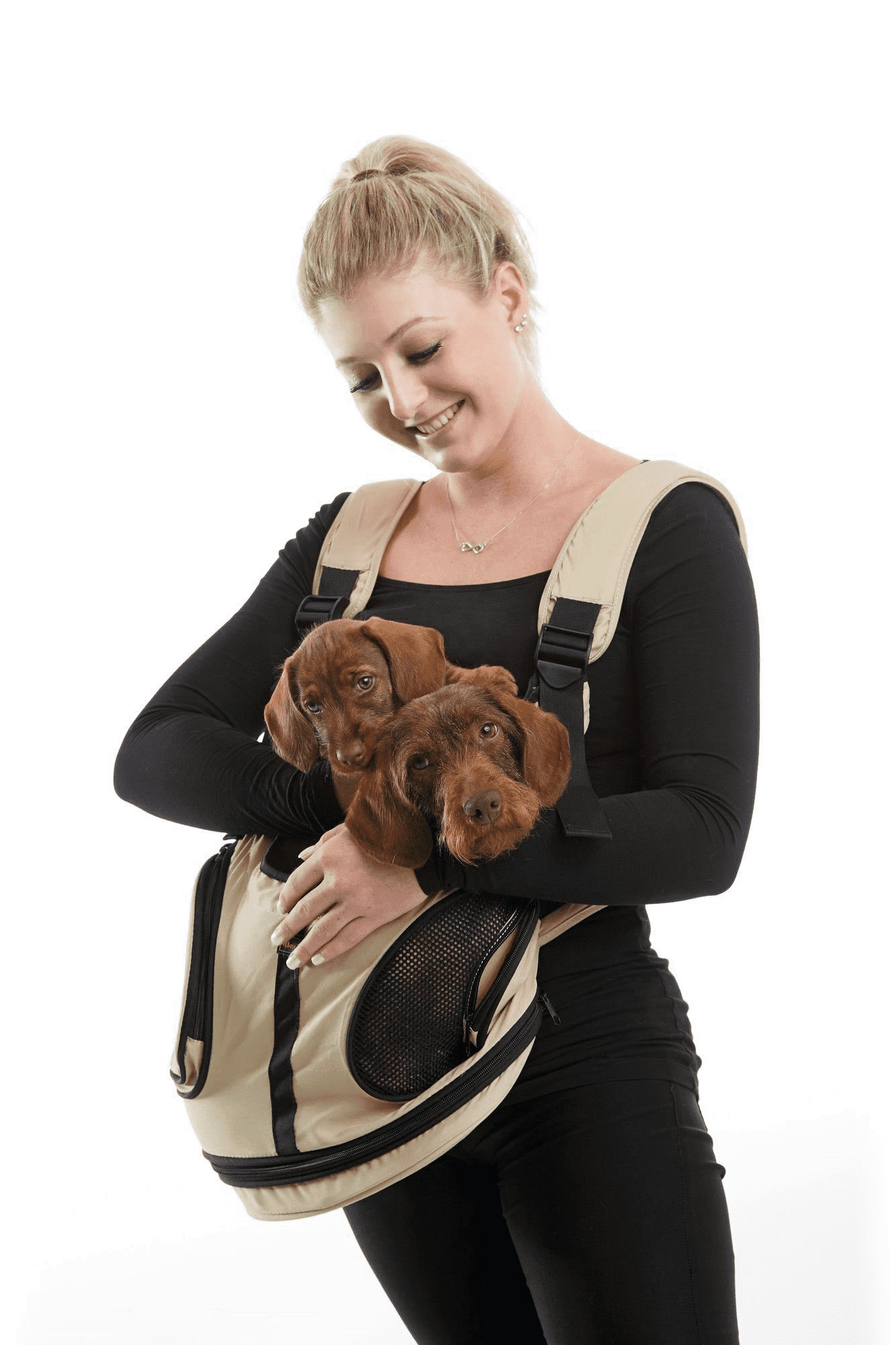 Hunter Tasche Outdoor - Kangaroo - Beige/schwarz, 20 X 35 X 30cm 7 Hunter Tasche Outdoor - Kangaroo - Beige/schwarz, 20 X 35 X 30cm – Bild 5