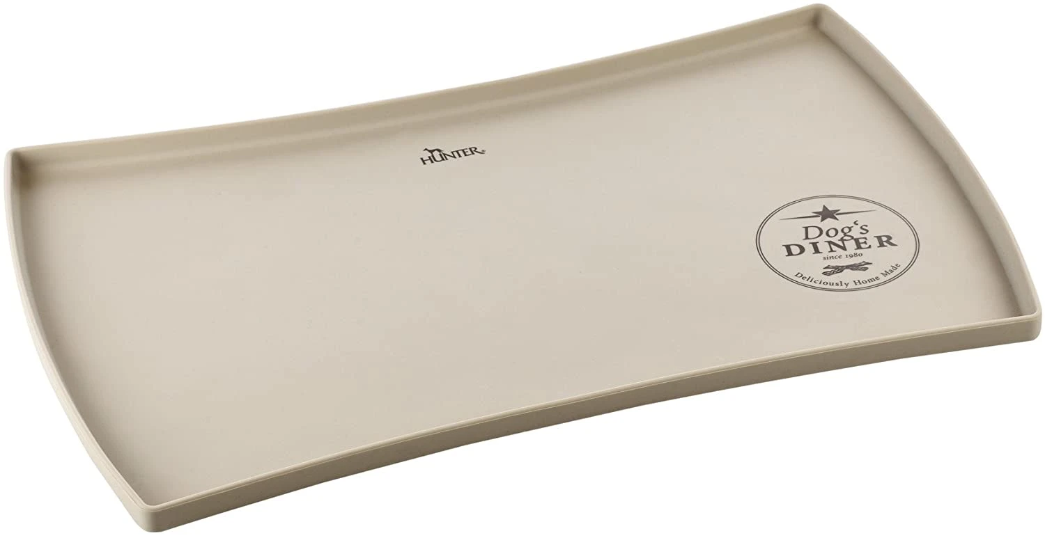 Hunter Napfunterlage Cambridge, Creme/braun 2 Hunter Napfunterlage Cambridge, Creme/braun