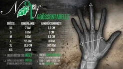 NoLeaf Capita 3.0 Pink Sporthandschuhe -Ruffwear Verkaufsgeschäft DerHundling Noleaf Capita3.0 dark groessentabelle 1