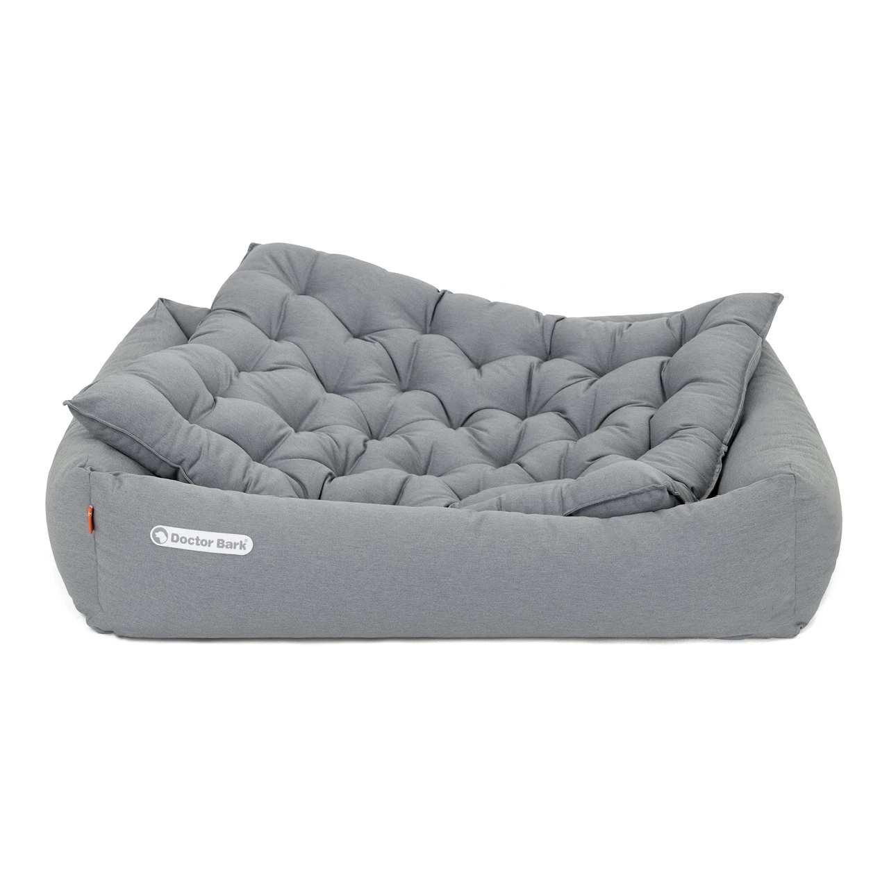 Doctor Bark Hundebett Orthopädisch Grau Melange 4 Doctor Bark Hundebett Orthopädisch Grau Melange – Bild 2