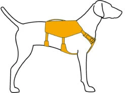 Ruffwear Singletrak Pack Red Currant -Ruffwear Verkaufsgeschäft Fit Guide Coverage Style Switchbak Harness