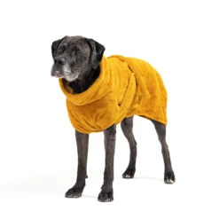 Lill's Hundebademantel Aus Bio-Baumwolle -Ruffwear Verkaufsgeschäft Lills Hundebademantel 3XL Amber 01 A 281029