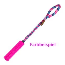 Tug-e-Nuff Special Edition (für Kleine Hunde) -Ruffwear Verkaufsgeschäft LittleTuggersFauxFurBungee NeonPink Farbbeispiel