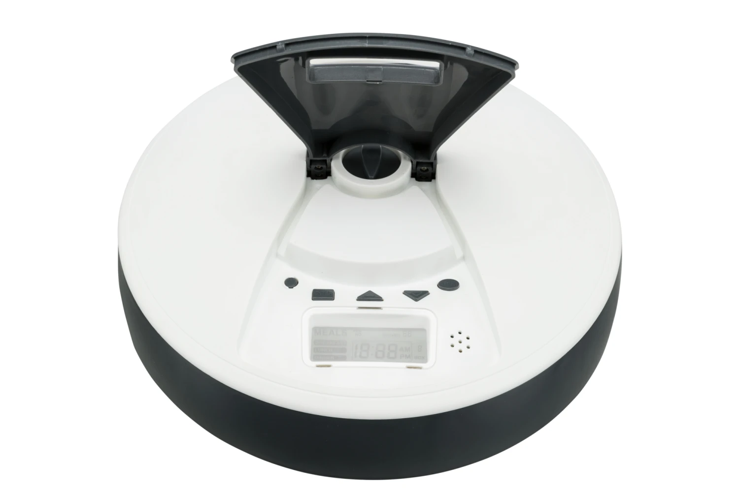 Trixie Futterautomat TX6 6 × 240 M L / ø 32cm × 10cm, Dunkelgrau/weiß 7 Trixie Futterautomat TX6 6 × 240 M L / ø 32cm × 10cm, Dunkelgrau/weiß – Bild 5