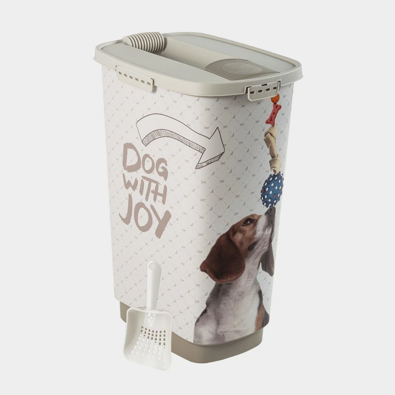 RothoMyPet Tierfutterbehälter + Schaufel Cody Design JOY HUND Weiß 3 RothoMyPet Tierfutterbehälter + Schaufel Cody Design JOY HUND Weiß