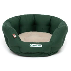 Doctor Bark Hundenest Rund Beige - Grün
