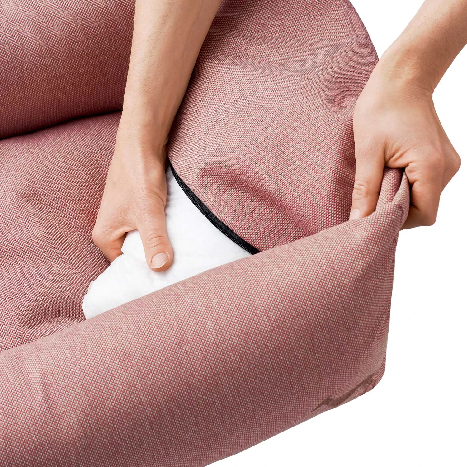 Hunter Sofa Inari Pastellrot 7 Hunter Sofa Inari Pastellrot – Bild 5